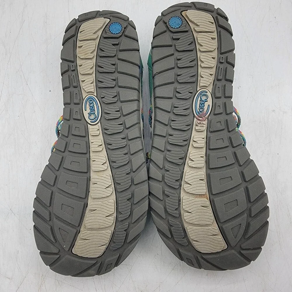 Chaco Outcross Girls 6 Teal Green Sandal Shoes Casual Outdoors Beach Walking